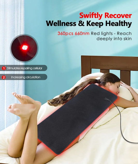 660nm and 850nm Infrared Light Therapy Pad for Pain Relief