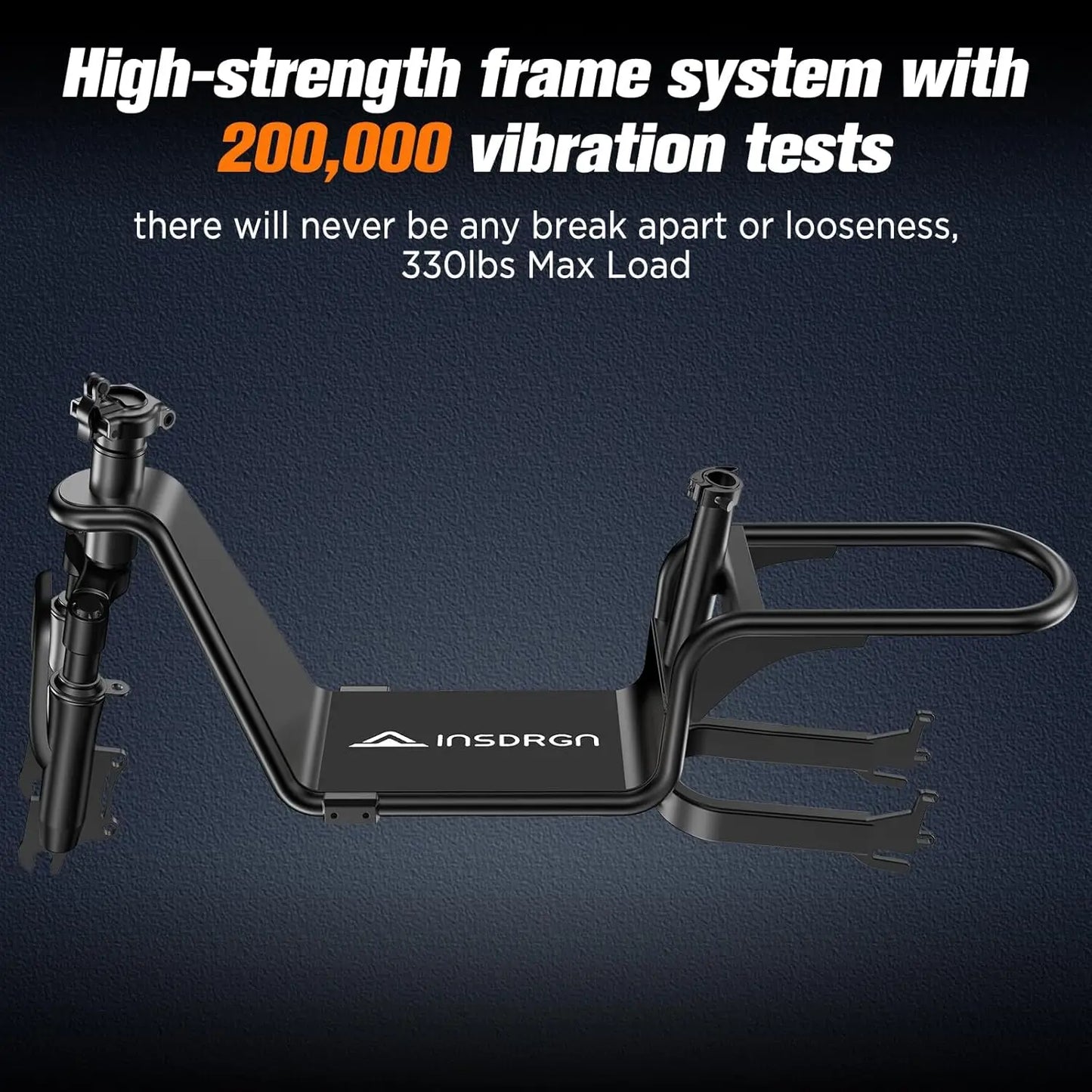 INSDRGNC14 Foldable Adult Electric Bicycle With Seat 900W