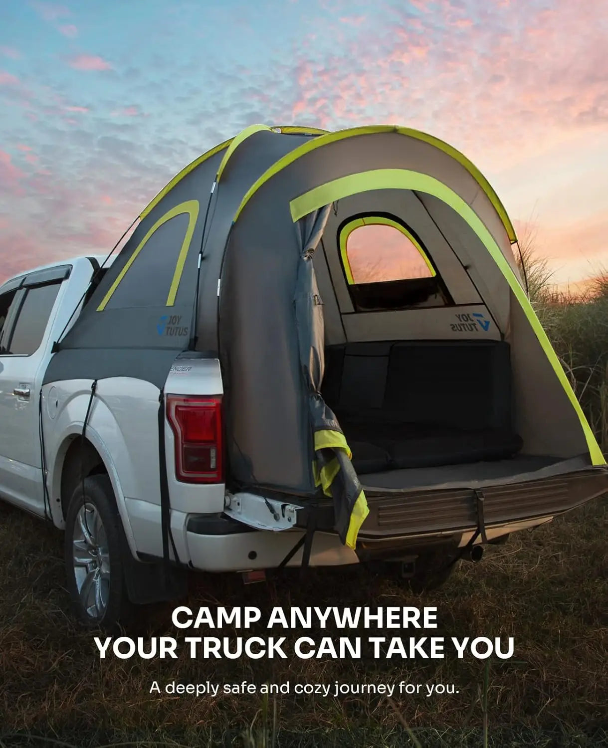 Waterproof Double Layer Truck Bed Tent Portable Camping Gear