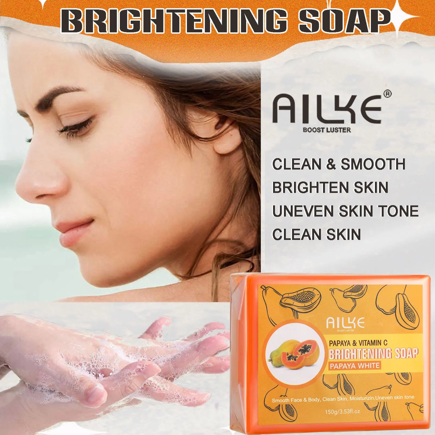 AILKE Double Glutathione Whitening Skin Care for Even Tone