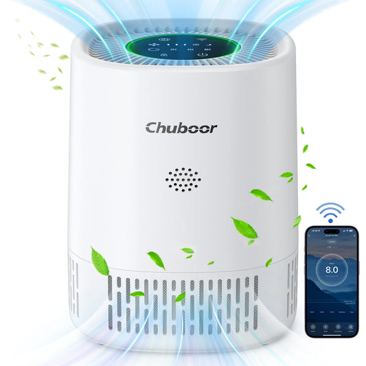 Chuboor Air Purifier For Bedroom With Sponge Filters Odor Removal