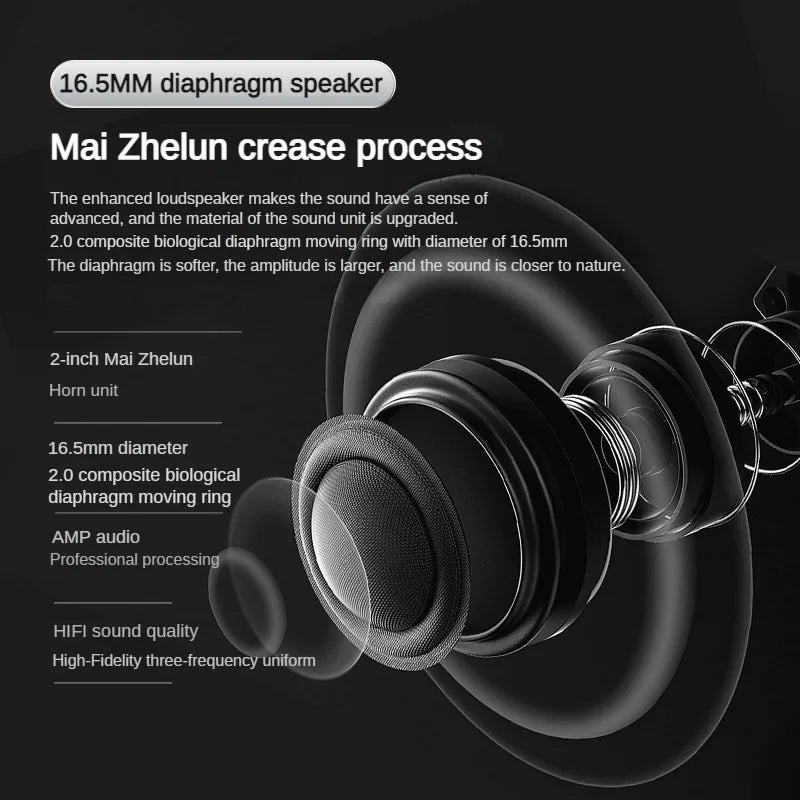 SHUKE Bone Conduction Bluetooth Headset TWS Earbuds With Mic