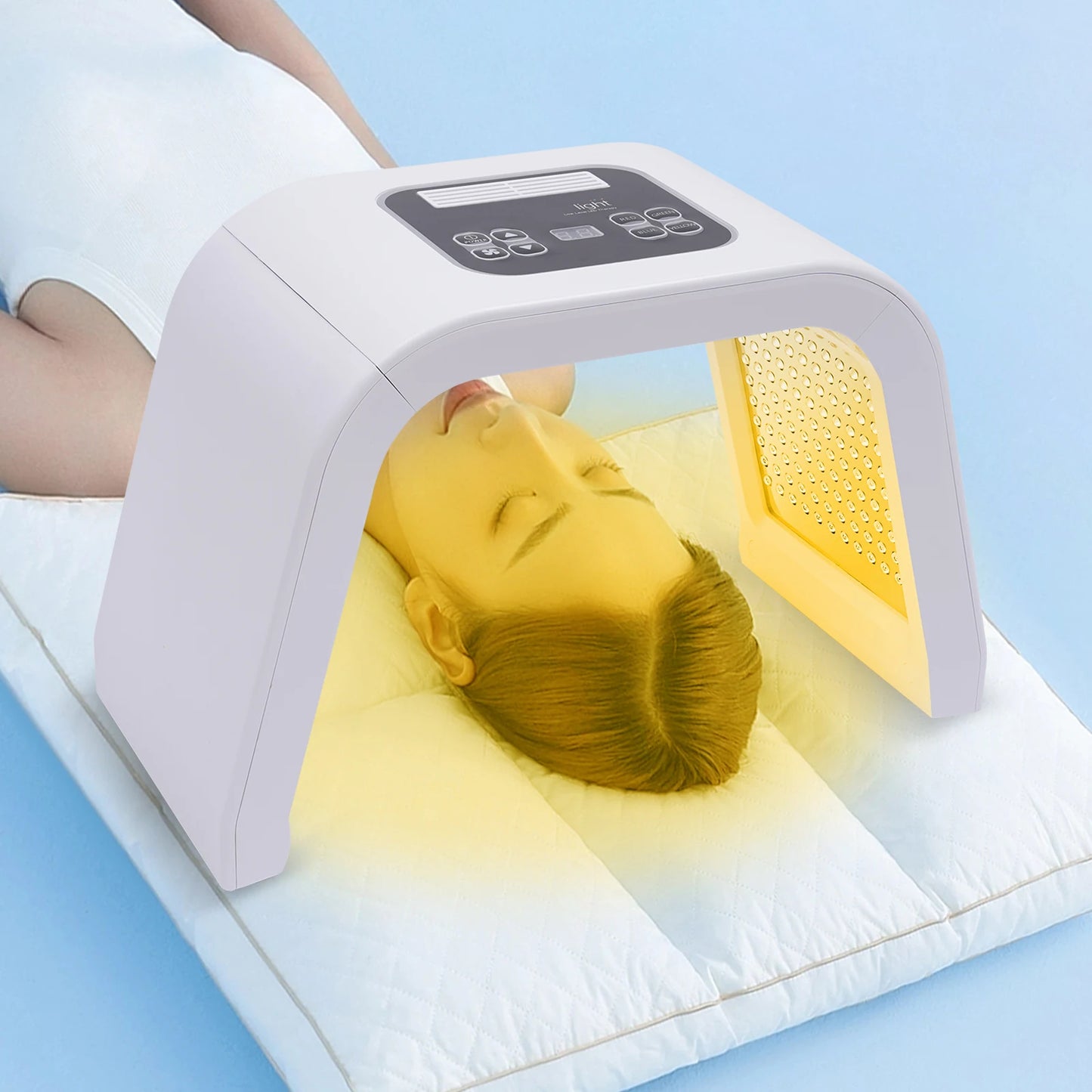 LED Facial Light Therapy Mask 7 in 1
