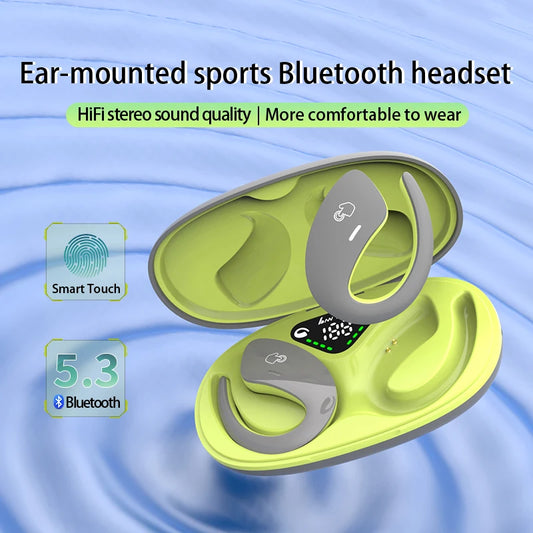 SHUKE Bone Conduction Bluetooth Headset TWS Earbuds With Mic
