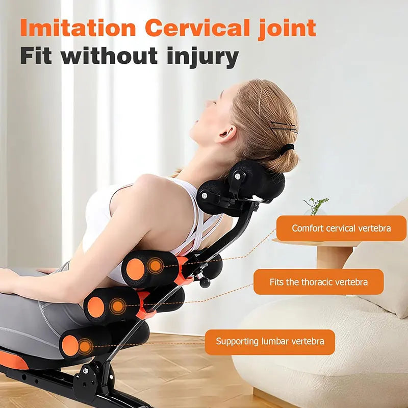 KBQ Foldable Abdominal Exercise Bench 6-In-1 Core Trainer