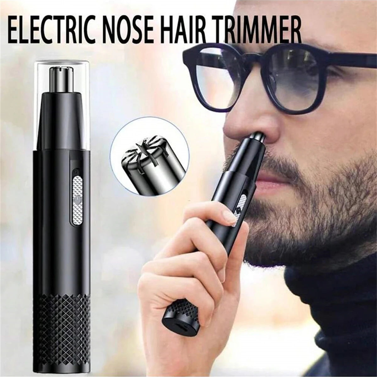 Nose Hair Trimmer Unisex Portable Shaver Clip Tool