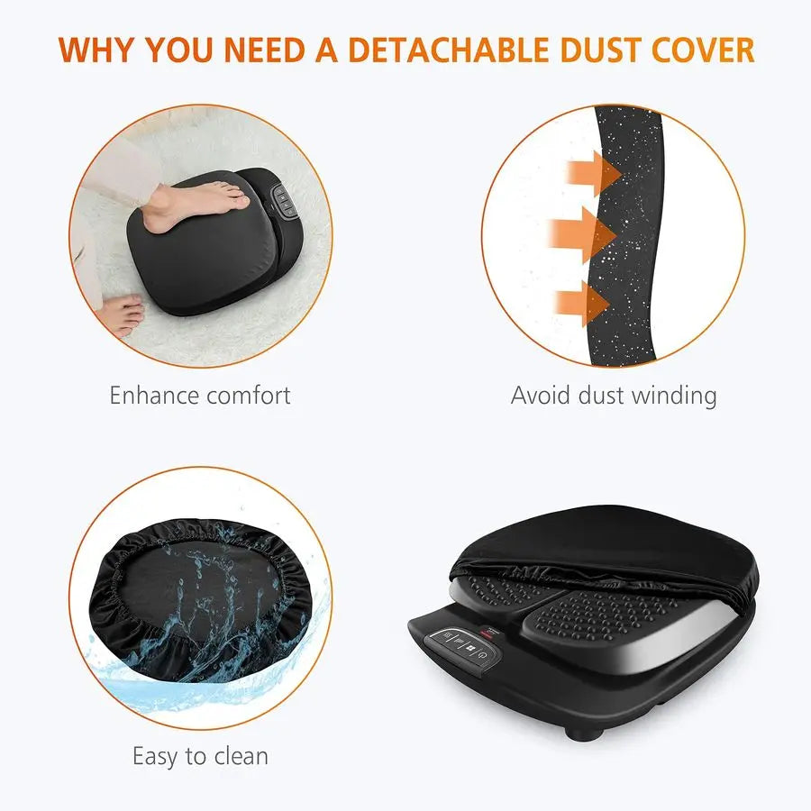 Foot Massager Machine With Heat And Remote Control Vibration