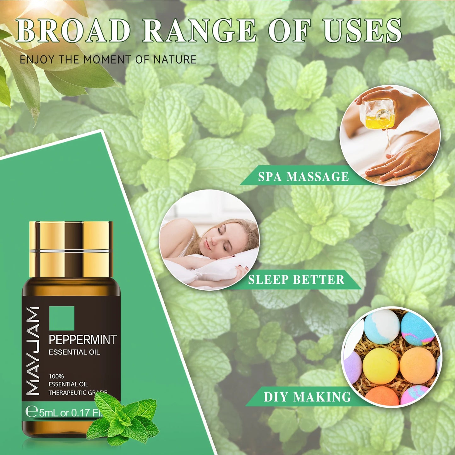 MAYJAM Essential Oils Set For Humidifier Diffuser Aromatherapy