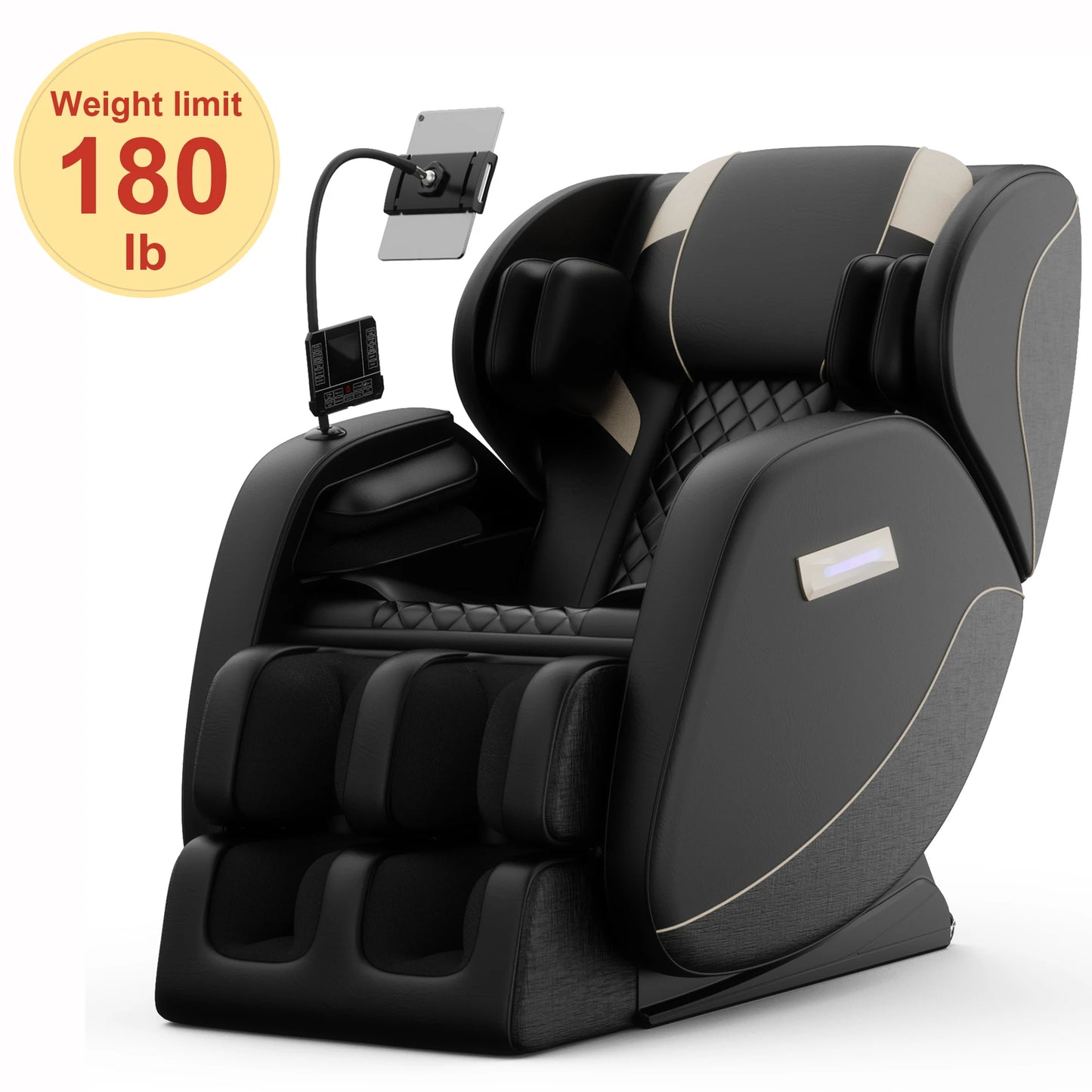 BILITOK Zero Gravity Full Body Massage Chair With Heating Airbags Touch Screen
