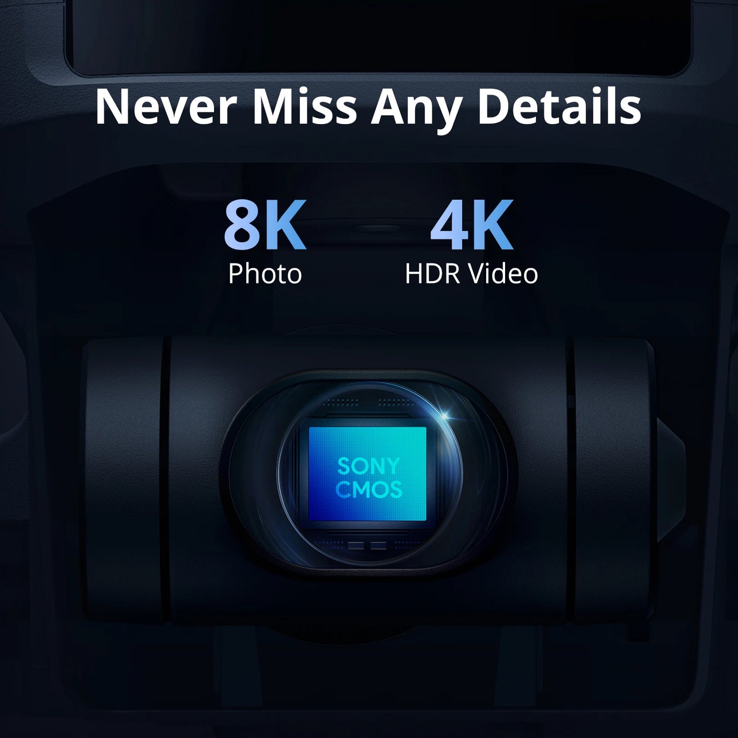 Potensic Atom 2 Camera Drone 4K HDR Video 3 Axis Gimbal AI Track