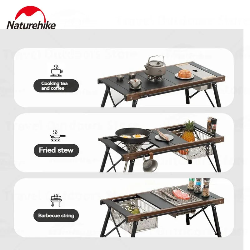 Naturehike Portable Folding Aluminum Table IGT For Camping