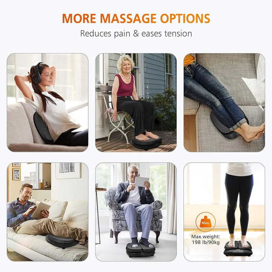 Foot Massager Machine With Heat And Remote Control Vibration