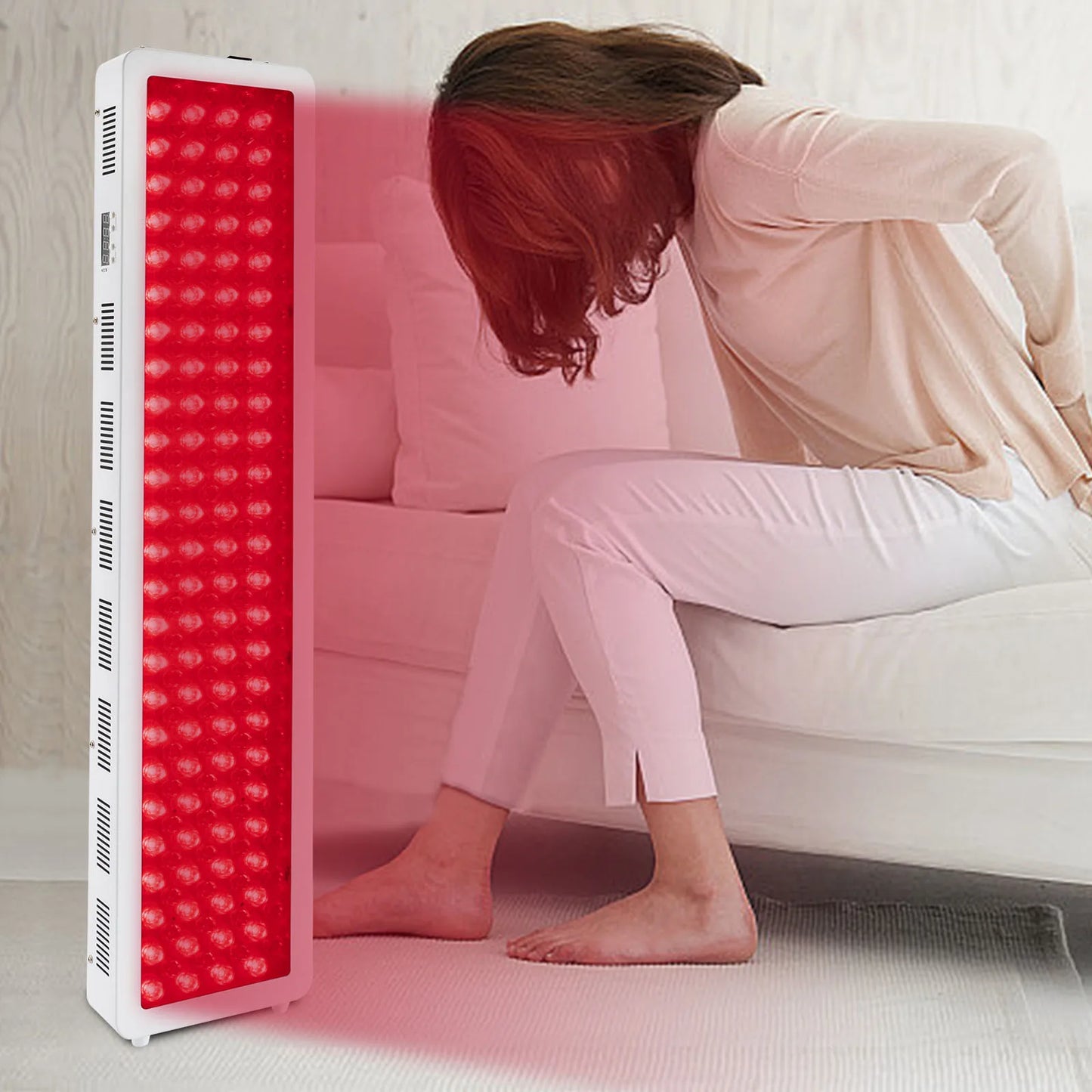 Bymaocar Infrared Red Light Therapy Lamp 1000W 660nm 850nm
