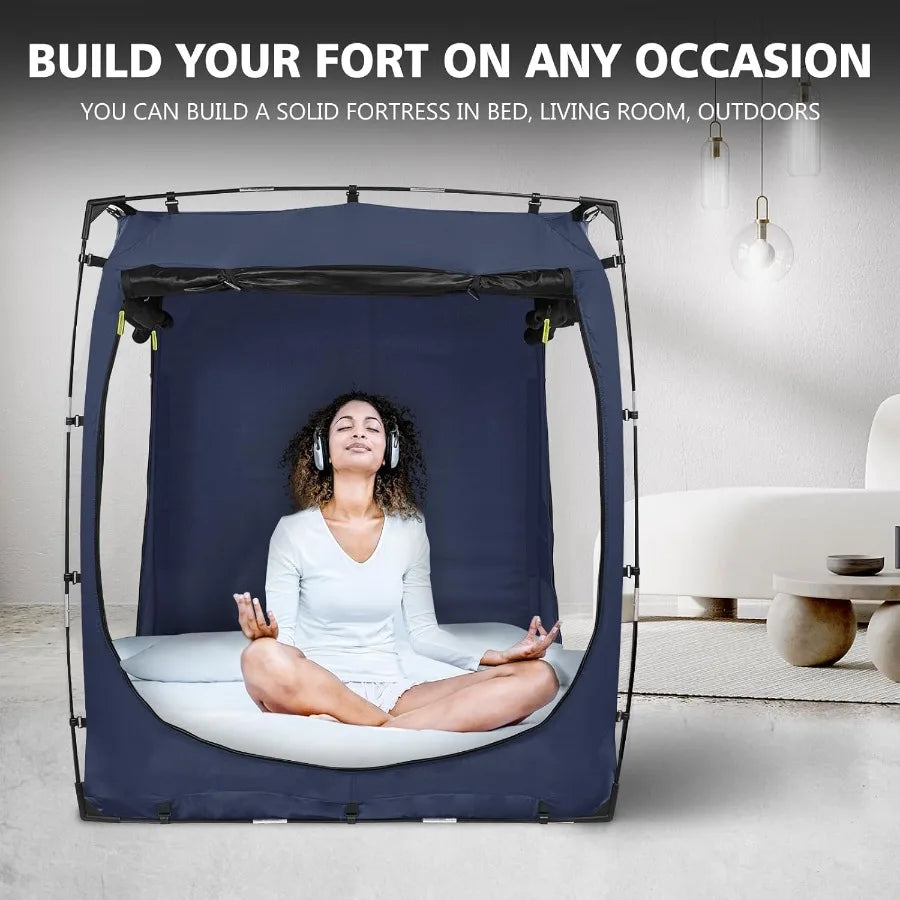 Bed Tent Canopy For Adults Portable Dream Tent With Blackout