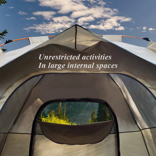 Pakicetus Outdoor Automatic Tent With Rainproof Design Two Door