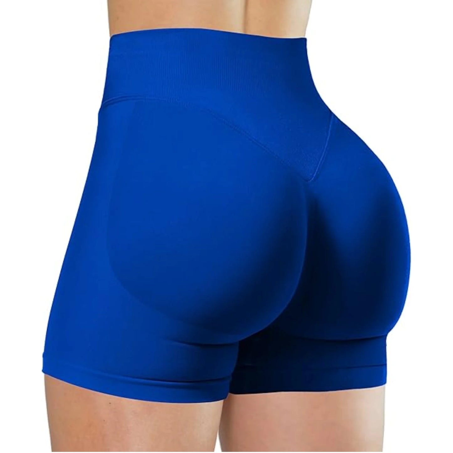 Women High Waist Yoga Shorts For Running And Fitness