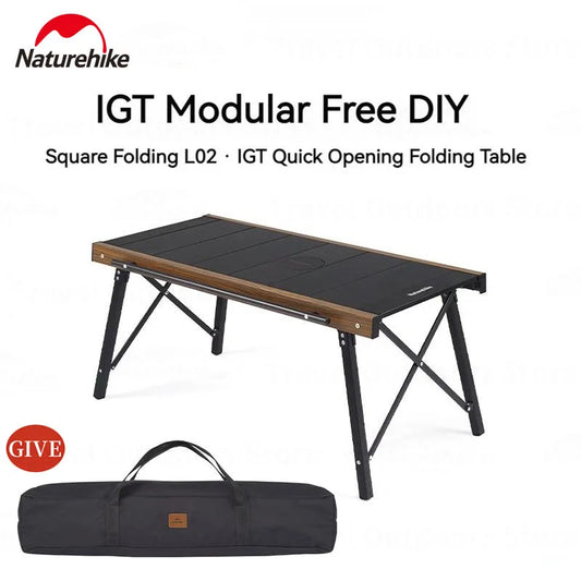 Naturehike Portable Folding Aluminum Table IGT For Camping