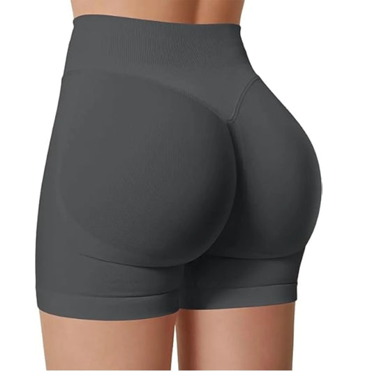 Women High Waist Yoga Shorts For Running And Fitness