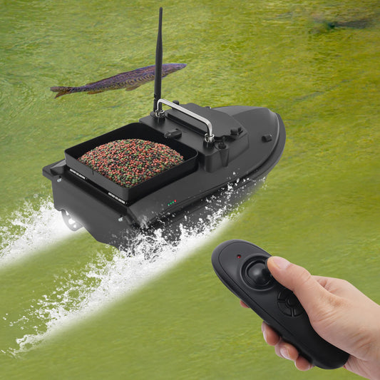 Dual Motor Fishing Bait Boat With Bag And 500m Remote