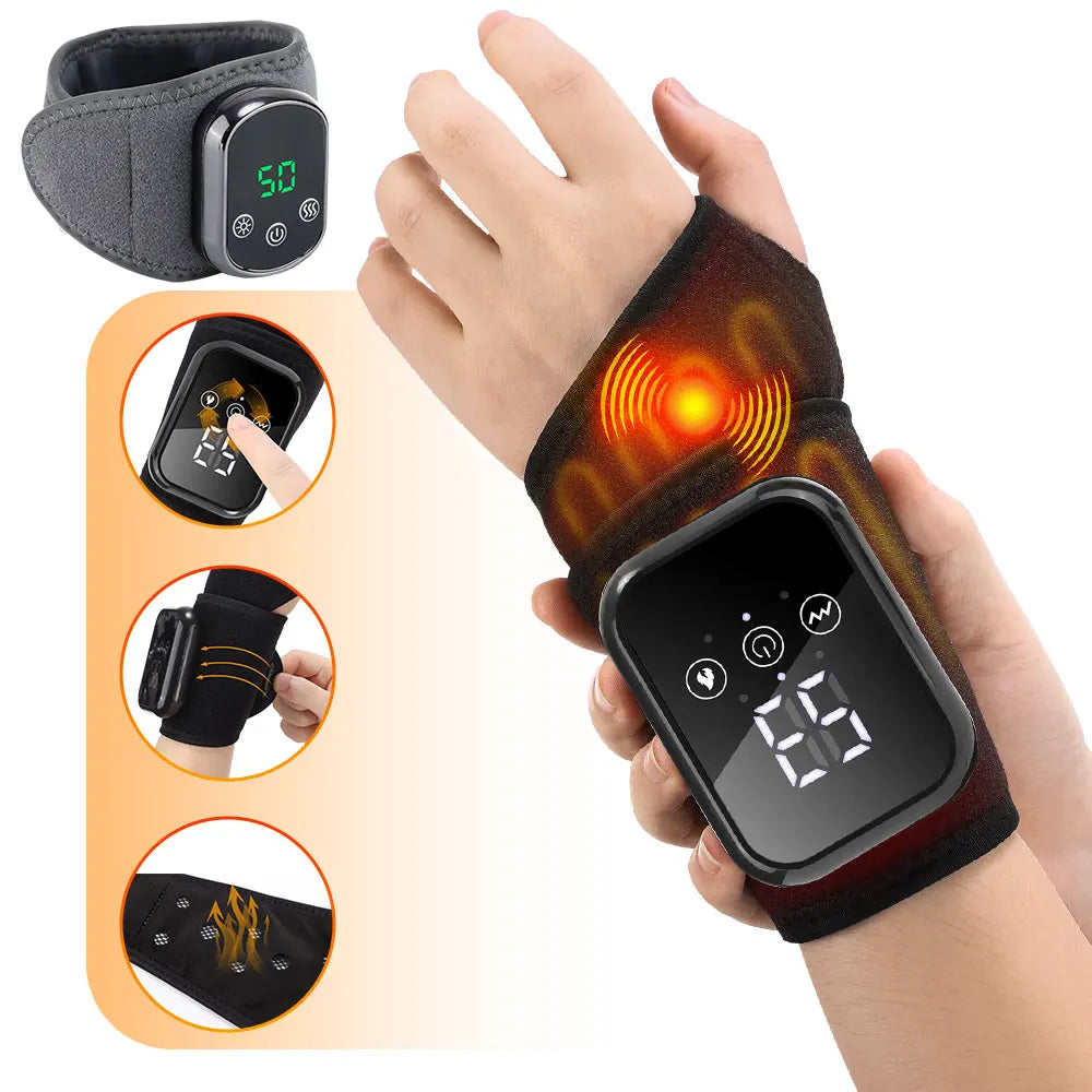 Agdoad Electric Heating Wrist Massager Wrist Brace For Pain Relief