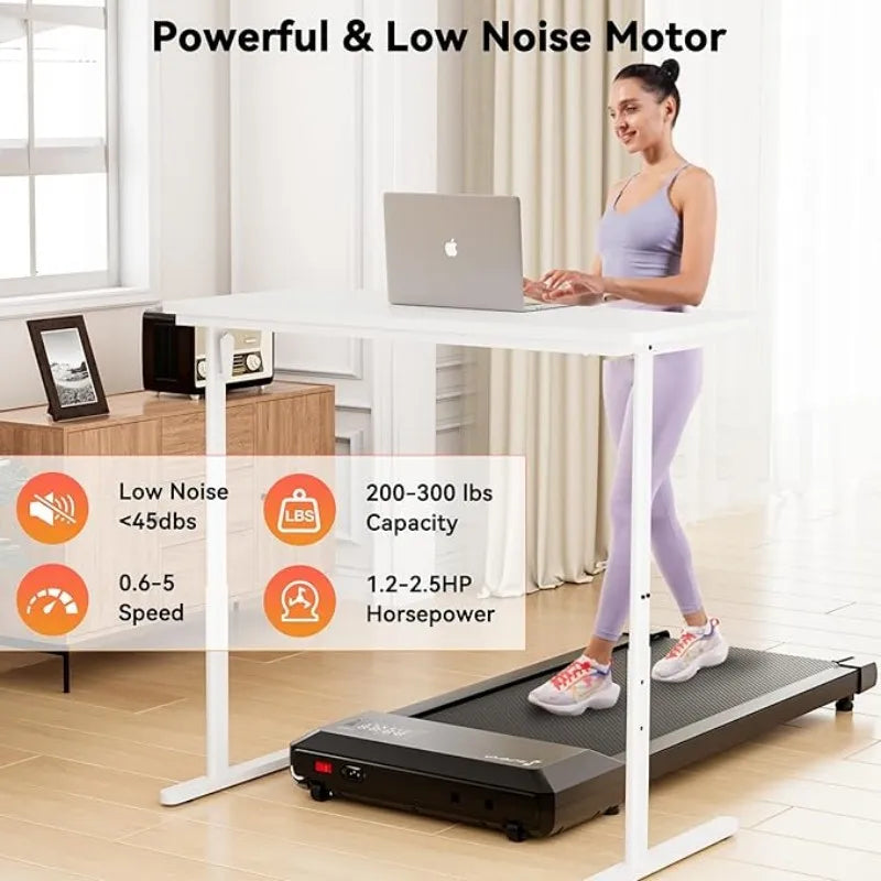 Superun 2-In-1 Home Office Treadmill With App And Remote Control